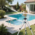 Biswing Large Impact Sprinkler Head on Tripod Base, Adjustable Zinc Alloy Lawn Sprinklers for Yard Lawn Garden, 3/4" NH Connector, 360 Degree Large Area Coverage Irrigator with Extension Legs, 1 Pack