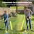Cordless Weed Wacker Eater Brush Cutter Weed Trimmer with Blade Stringless