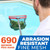 ProTuff 19.5in Pool Leaf Rake & Skimmer Net, Deep Pocket Bag
