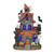 Valery Madelyn Halloween Decorations, Lighted Halloween Village Houses with LED Lights, Resin Spooky Town Happy Haunted House for Home and Party Table Desk Mantel, 12 Inch