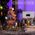 Valery Madelyn Halloween Decorations, Lighted Halloween Village Houses with LED Lights, Resin Spooky Town Happy Haunted House for Home and Party Table Desk Mantel, 12 Inch