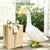 Hofriyo 23 Inch Large Wearable Outfits Porch Goose Statue Figurine, Waterproof Outdoor Sculpture for Front Porch, Patio, Lawn & Garden Decoration, Unique Holiday Birthday Gift for Women