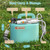 Tarden 1.8 Gallon Battery Powered Garden Sprayer, 3 Nozzles, 5 Patterns