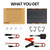 FlexSolar 20W 12V Solar Panel Battery Trickle Charger Maintainer Kits