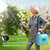 VAXMAY Battery Powered Sprayer 2 Gallon, Upgrade Electric Garden Sprayer with 3 Adjustable Speed, Battery Indicator, 4 Mist Nozzles, Rechargeable Handle, Retractable Wand, Shoulder Strap for Weed Lawn