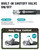 SUTREKY 25ft Garden Hose with Valve, Ultra Lightweight All-Weather Water Hose, Durable & Flexible, Leak-free Connections, TPU Water Hose, Drinking Water Safe