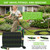 HORTICORA 100 ft Non-Expanding Garden Hose, 360° Anti-Kink Swivel Fittings