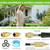 HORTICORA 100 ft Non-Expanding Garden Hose, 360° Anti-Kink Swivel Fittings