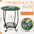 Cinnvoice Outdoor Side Table Small End Patio Porch Table