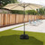 QZER Umbrella Base with Wheels, Umbrella Stand Heavy Duty 100lb Windproof