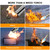Propane Torch Kit Weed Burner 1,800,000 BTU, Built-in Igniter, 10FT Hose