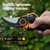 Fiskars DualAction 2-in-1 Bypass Pruners, 1" Cut Capacity Garden Clippers