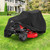 Kipiea Riding Lawn Mower Cover 600D Heavy Duty Lawn Tractor Cover Waterproof, Universal Fit with 4 Buckles, 2 Drawstrings and Storage Bag