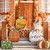 Moucuny Set of 6 Farmhouse Outdoor Fall Decoration for Home Porch, Pumpkin