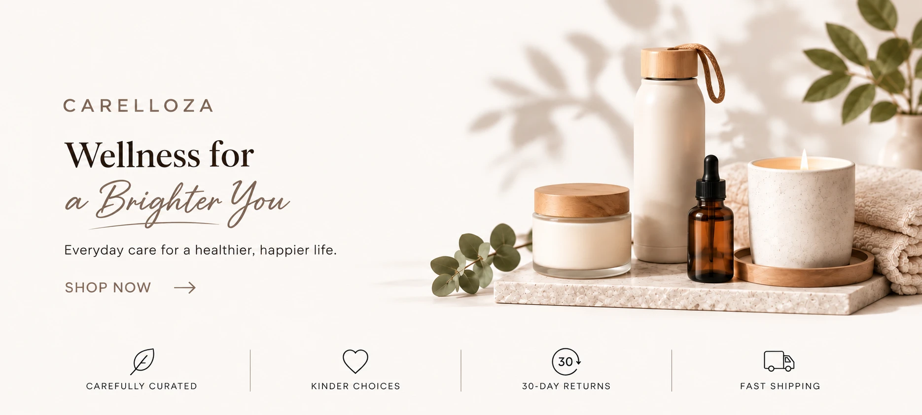 Carelloza skincare and everyday beauty essentials