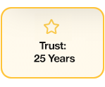 25 Years Trusted