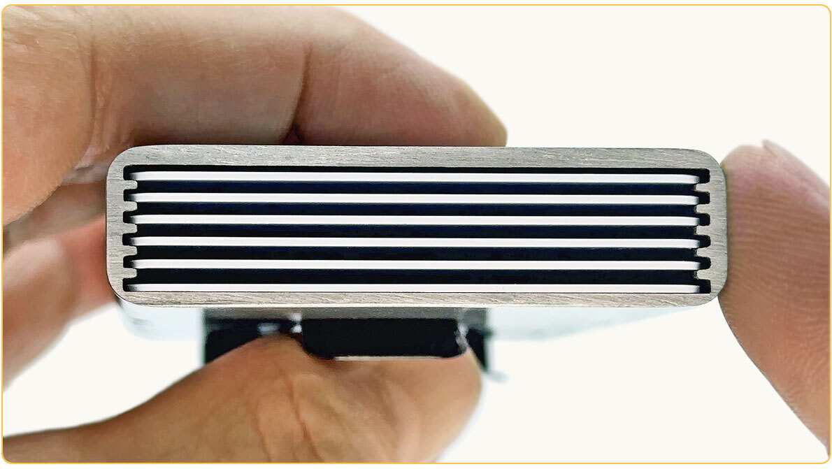 Cards isolated in tracks