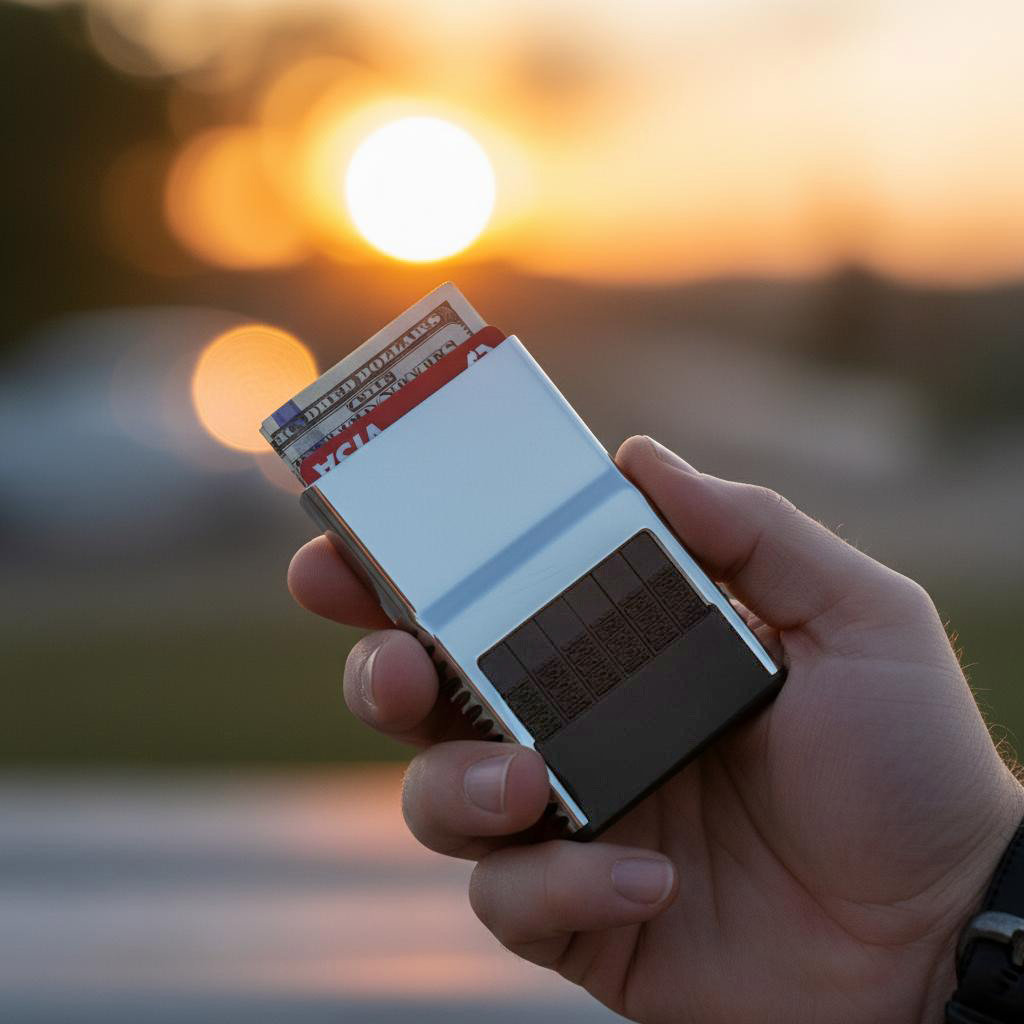 Selector buttons with individual card tracks