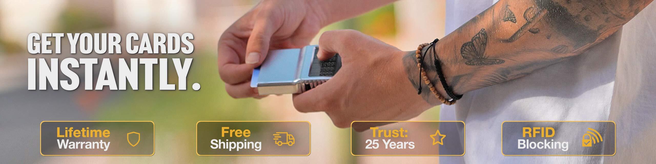 ACM&reg; Wallets &ndash; organized, protected everyday carry