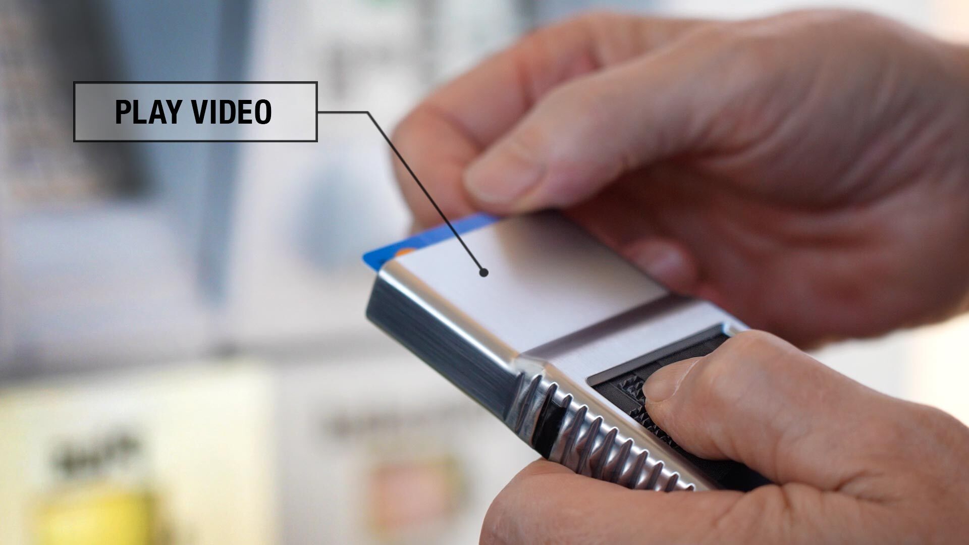Play video showing ACM Wallet exact card selection