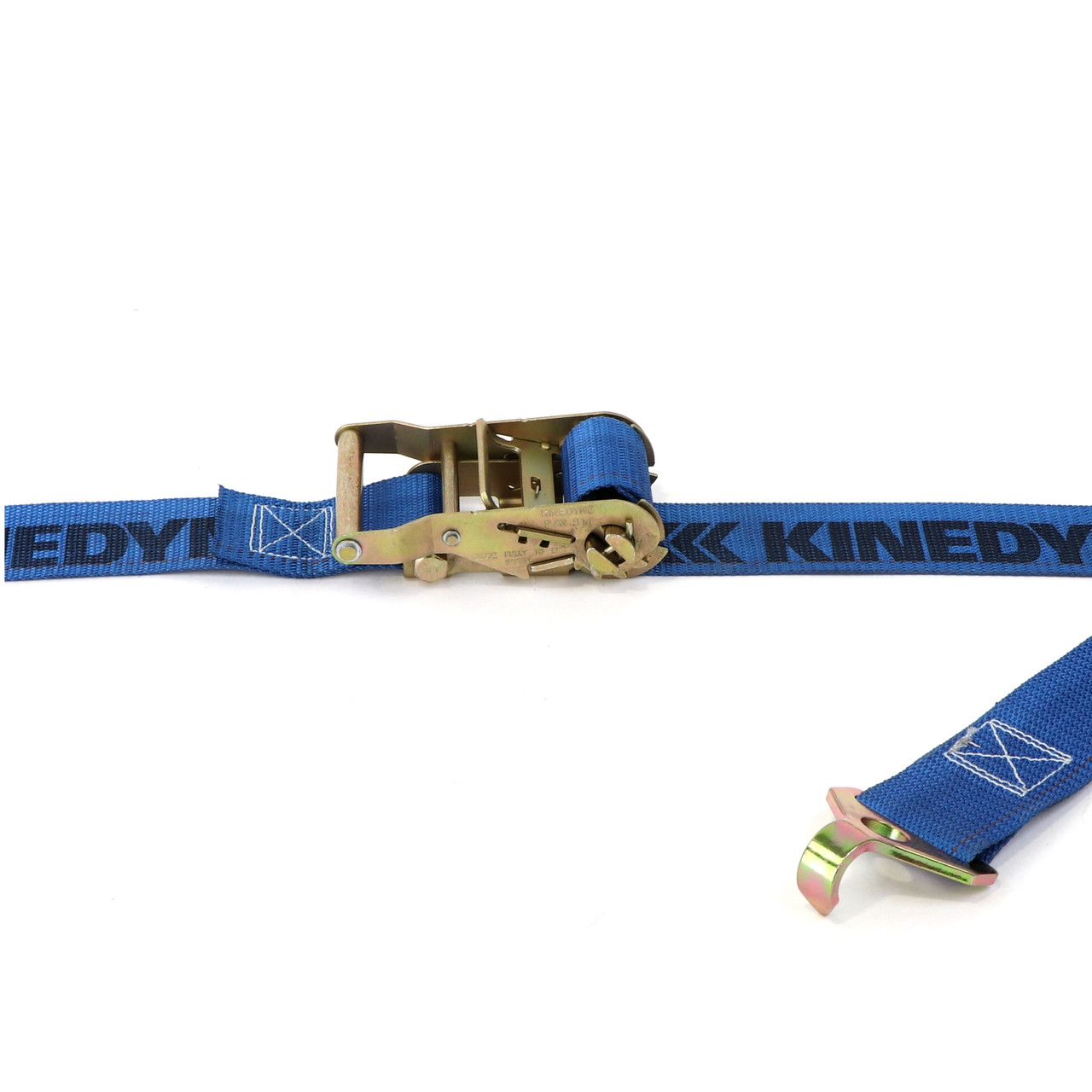 2" by 20' Plate Trailer Hook Logistic Ratchet Strap