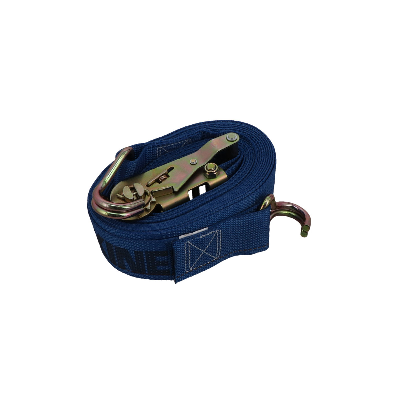 2" by 20' Narrow Wire Hook Logistic Ratchet Strap