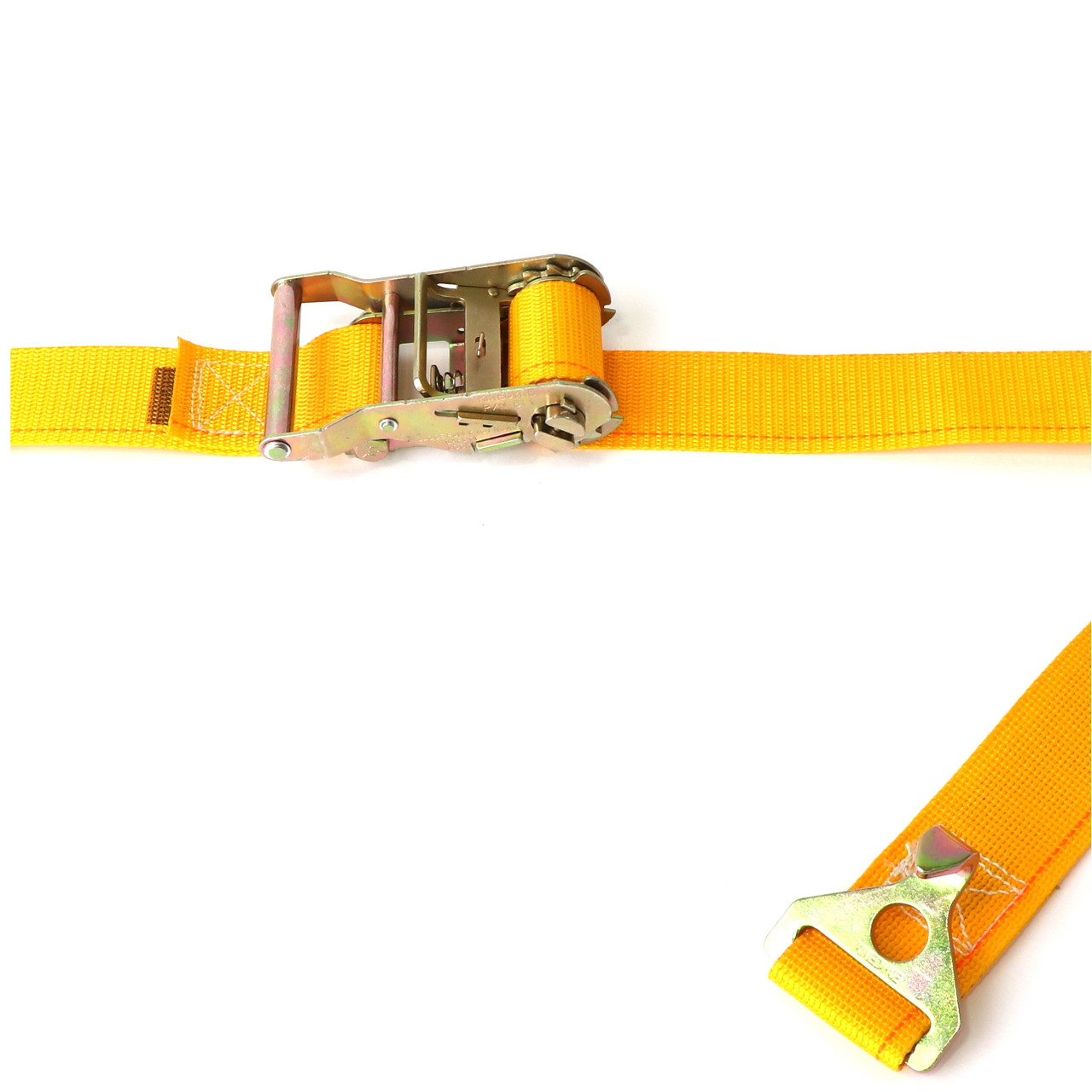 2" by 12' Plate Trailer Hook Logistic Ratchet Strap