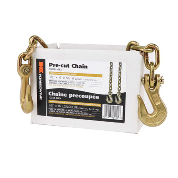  Kinedyne 3/8" by 16' Grade 70 Grab Hook Chain Assembly - 1 Per Box Transport Grade 70 Chain