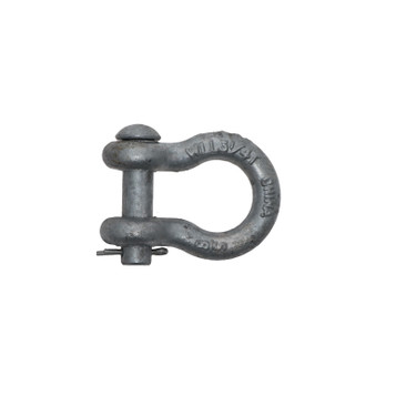 5/8" Transport Grade 70 Anchor Shackle w/ Clevis Round Pin
