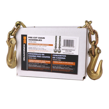  Kinedyne 3/8" by 25' Grade 70 Grab Hook Chain Assembly - 1 Per Box Transport Grade 70 Chain