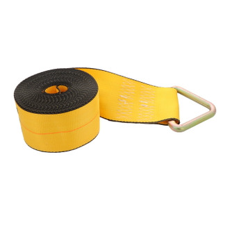 4" by 27' Delta Ring Winch Strap