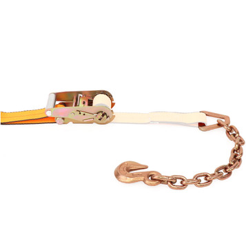 2" Chain Anchor Ratchet Strap Replacement Fixed End w/ Ratchet