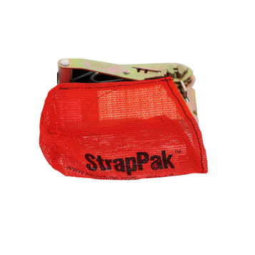 2" Flat Hook Ratchet Strap Replacement Fixed End w/ Ratchet & StrapPak®