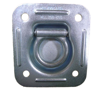 Recess Mounted Heavy-Duty D-Ring Pan Fitting