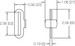 Series F USA 3/4" Hole Track Butterfly Fitting Series F USA 3/4" Hole Track Butterfly Fitting