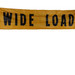 18" by 84" Reversible "Wide Load" & "Oversize Load" Banner with Sewn-In Rope