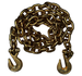 1/2" by 16' Grade 70 Grab Hook Chain Assembly - 1 Per Box