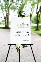 Formal Wedding Feature Sign