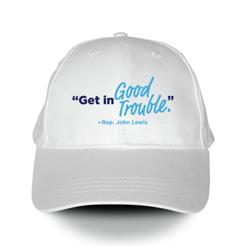 Good Trouble (White Baseball Cap)