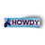 Howdy - Trans (11" x 3" Vinyl Sticker)