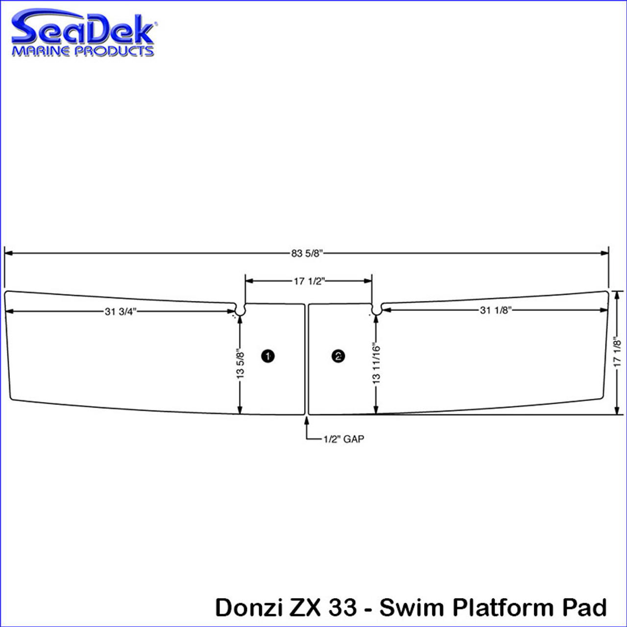 SeaDek Swim Platform Pads for Donzi Models