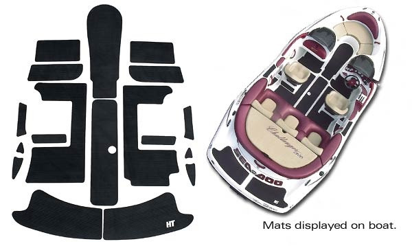 Hydro-Turf Jet Boat Mats for Sea-Doo Challenger 1800 '97-'04