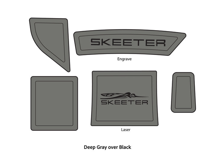 2014 Skeeter TZX195 & ZX190 Accessory Pad Set - MARINE CARPETING