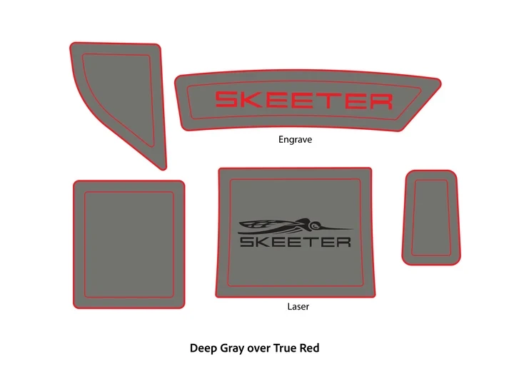 2014 Skeeter TZX195 & ZX190 Accessory Pad Set - MARINE CARPETING