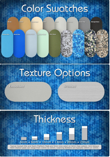 SeaDek Kayak Non-Skid Pads for Freedom Hawk Models