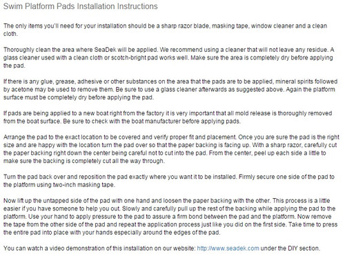 SeaDek Kayak Non-Skid Pads for Kaku Models SeaDek Kayak Non-Skid Pads for Kaku Models