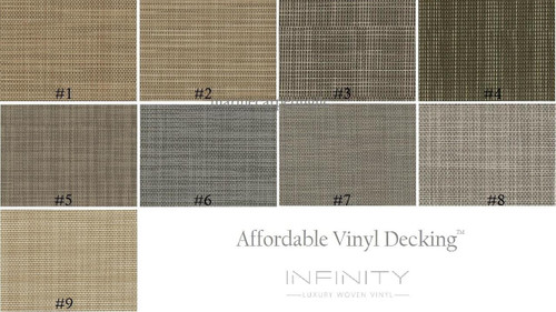 1995 Sea Ray 440 Express Cruiser (Lower Deck) Infinity Luxury Woven Vinyl Replacement Set 1995 Sea Ray 440 Express Cruiser (Lower Deck) Infinity Luxury Woven Vinyl Replacement Set