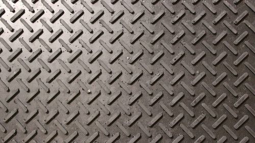 Diamond Bean Pattern Bass Boat Rubber Non Skid Mat 36"x 66" 