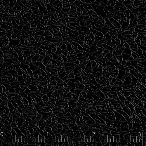 Spaghetti Black Loop Vinyl Matt 4' x Various Sizes 