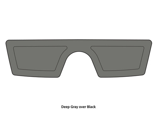 Deep Gray over Black
